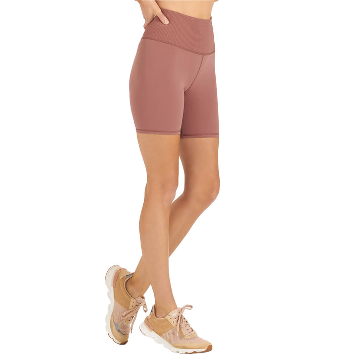 Vuori Rib Studio Shorts - Women's Terracotta