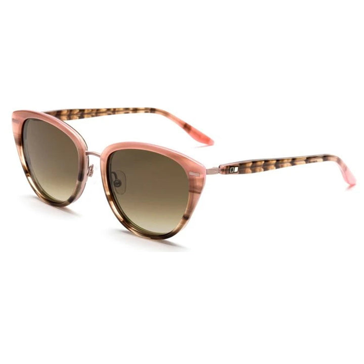 OTIS Scarlett Sunglasses - Women's Rosewater Teak/Dark Brown Gradient