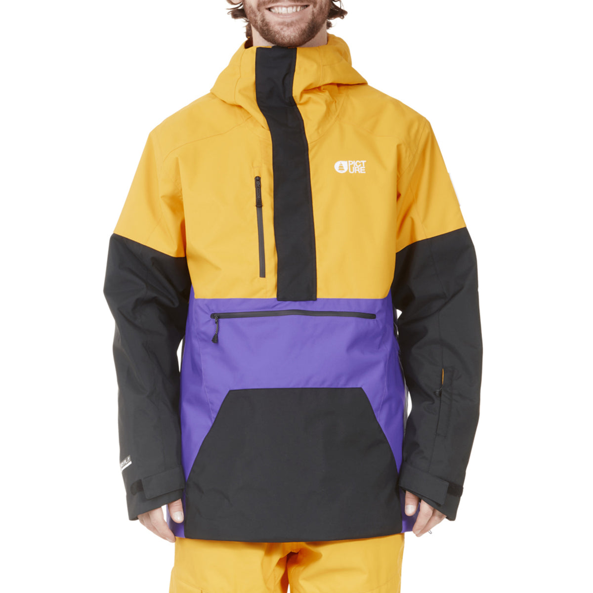 Picture Organic Trifid Jacket - Men's Yellow Black