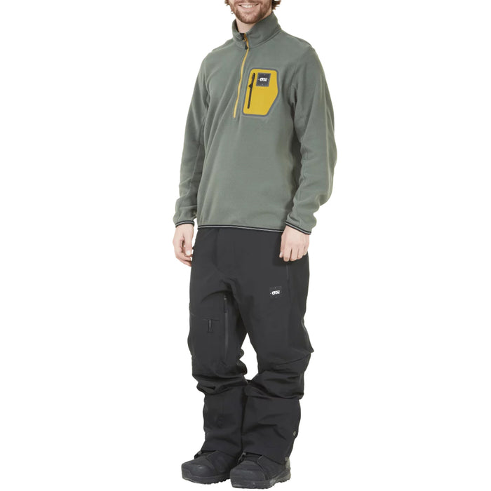 Picture Organic Thomas 1/4 Zip Fleece - Men's Lichen Green