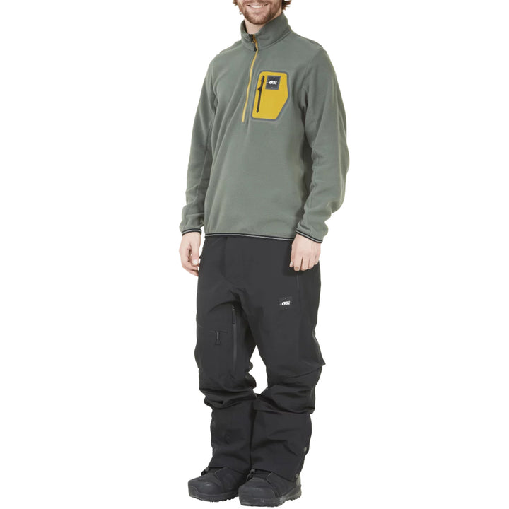 Picture Organic Thomas 1/4 Zip Fleece - Men's Lichen Green