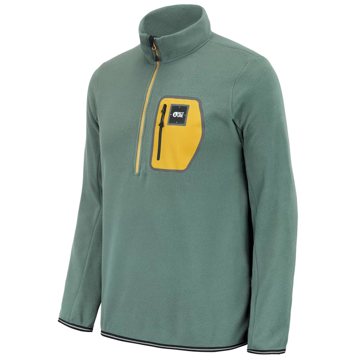 Picture Organic Thomas 1/4 Zip Fleece - Men's Lichen Green