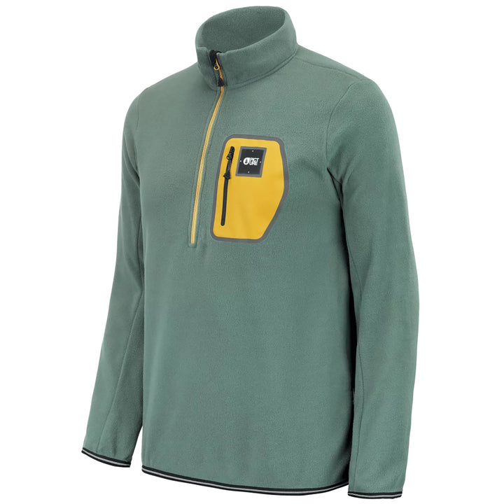 Picture Organic Thomas 1/4 Zip Fleece - Men's Lichen Green