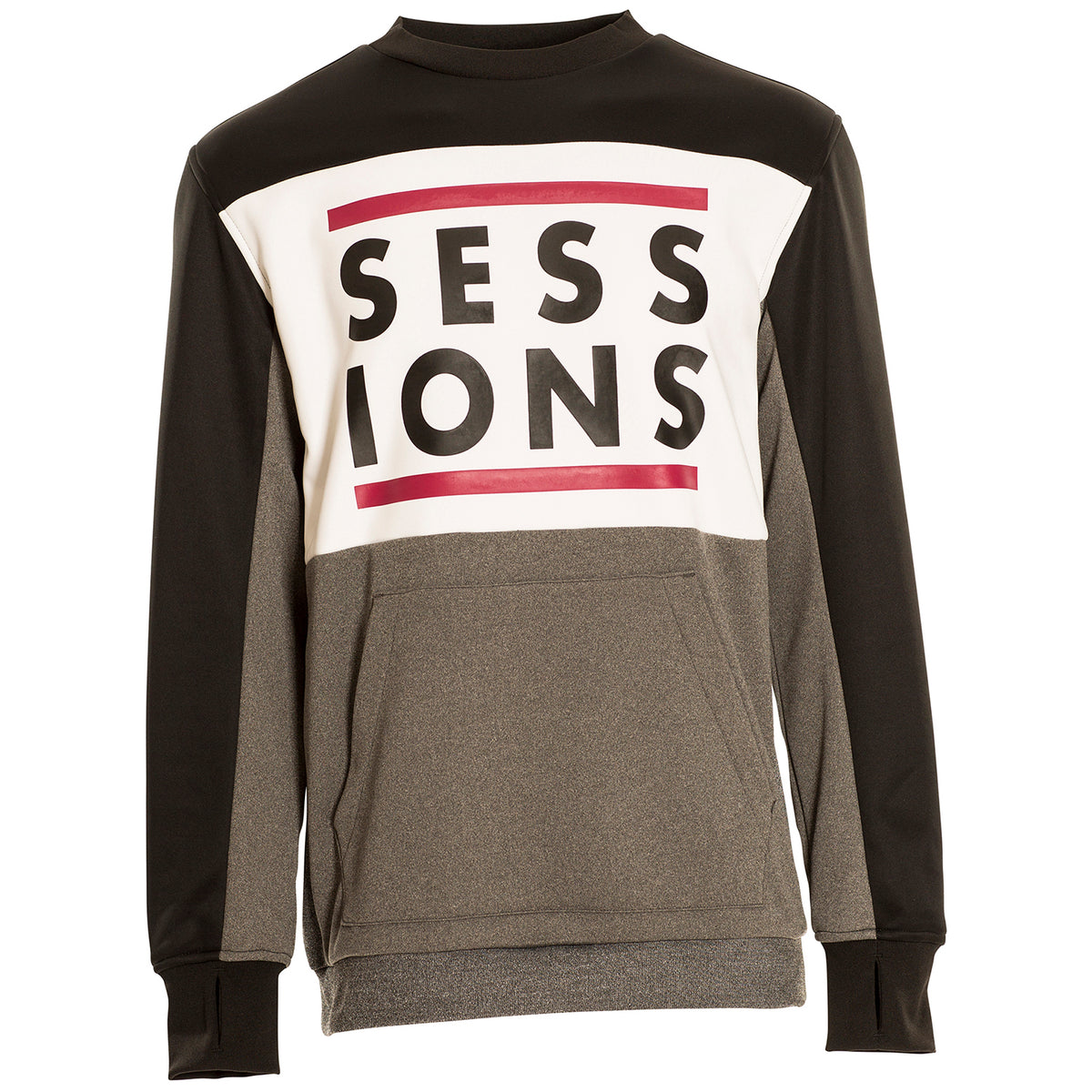Sessions Roster Crew Sweatshirt - Men's Grey