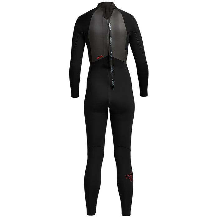 XCEL 4/3 Axis Back Zip Wetsuit - Women's Black
