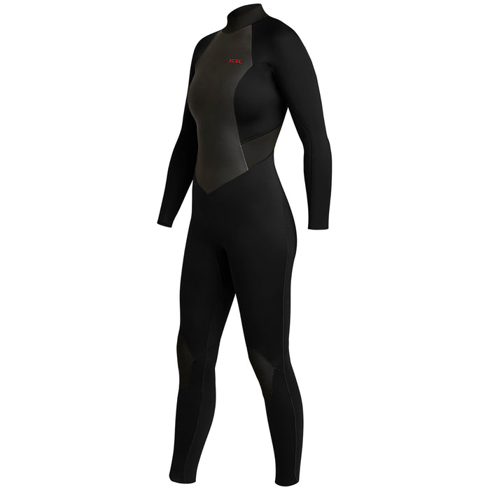 XCEL 4/3 Axis Back Zip Wetsuit - Women's Black