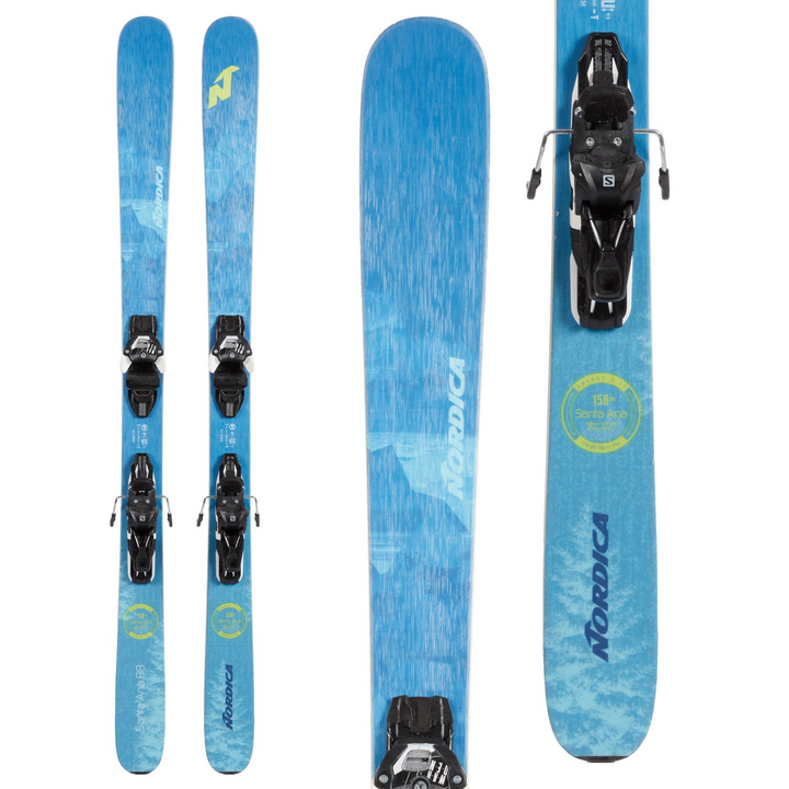Nordica Santa Ana 88 Skis + Salomon Warden MNC 11 Demo Bindings - Women's 2021