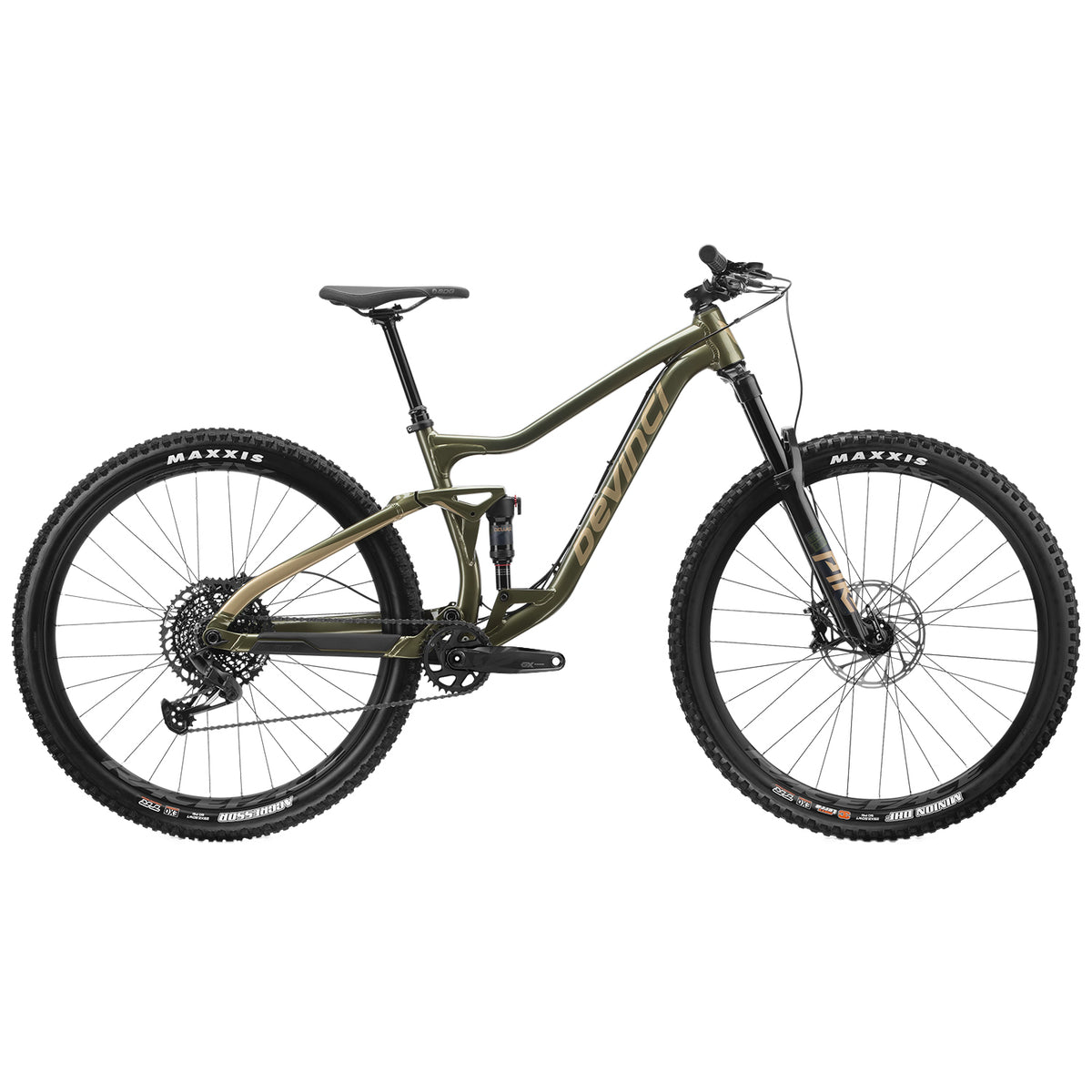 Devinci Django GX 12s Complete Mountain Bike 2021 Green Rockwood
