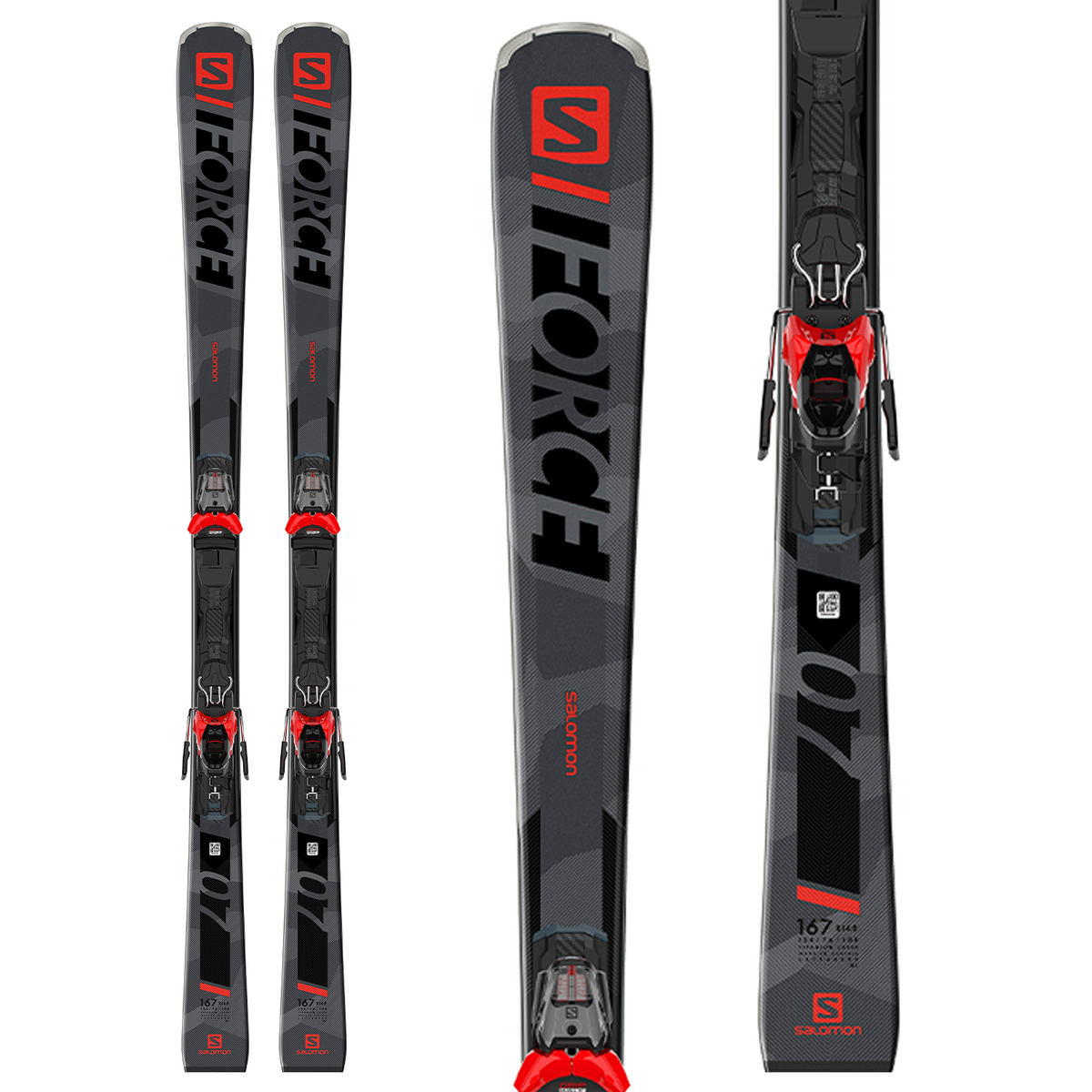 Salomon S/Force 7 Skis + M11 GW Bindings 2021