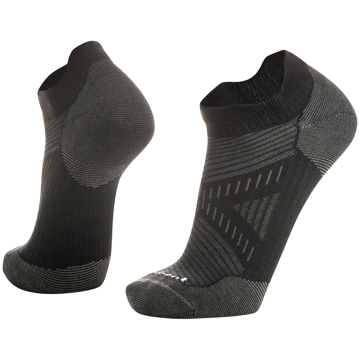 Le Bent Run Ultra Light Micro Tab Socks - Unisex Black