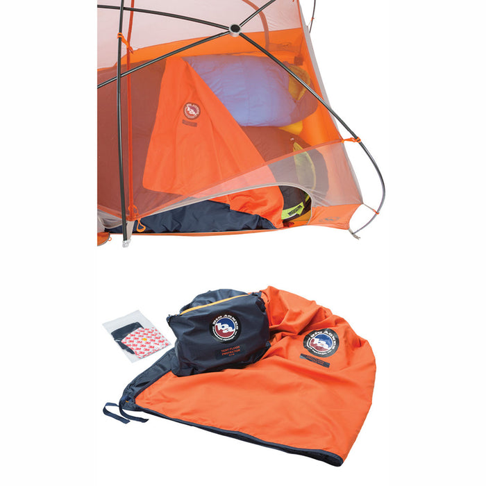Big Agnes Tent Floor Protector Orange/Navy