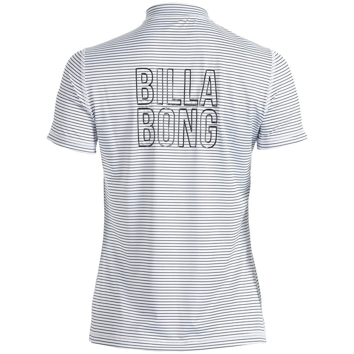 Billabong Core Loose Fit Short Sleeve Rashguard - Women's White/Black