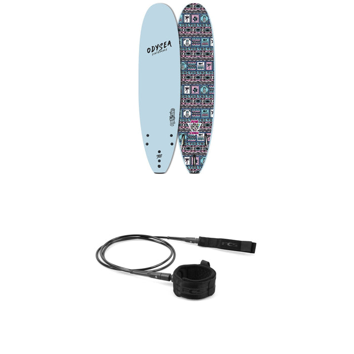Catch Surf Odysea 7'0" Log x Jamie O'Brien Surfboard + FCS 7' All Around Essential Leash