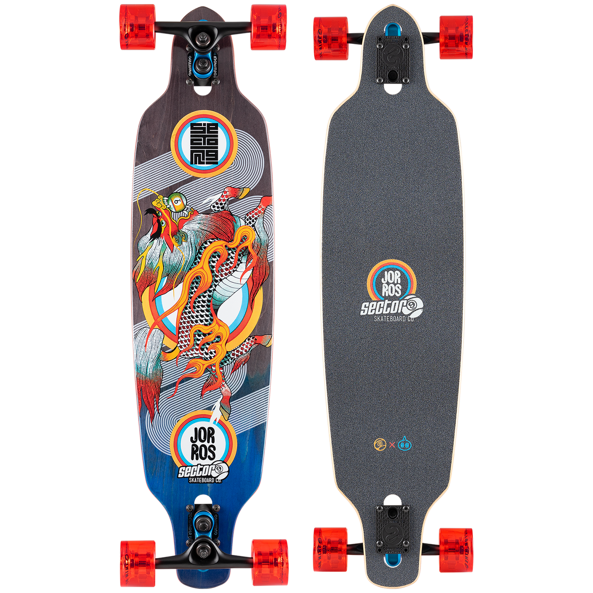Sector 9 Kirin Fractal Longboard Complete