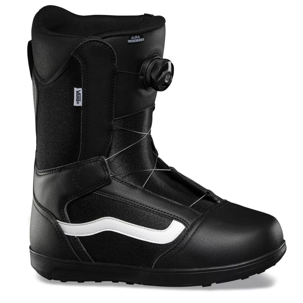 Vans Aura Linerless Snowboard Boots 2020 Black/White