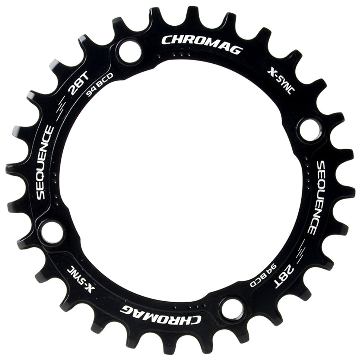 Chromag Sequence 104 BCD Chainring Black