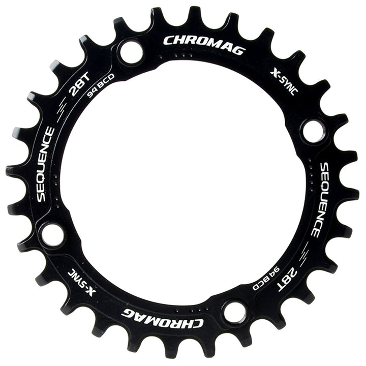 Chromag Sequence 104 BCD Chainring Black