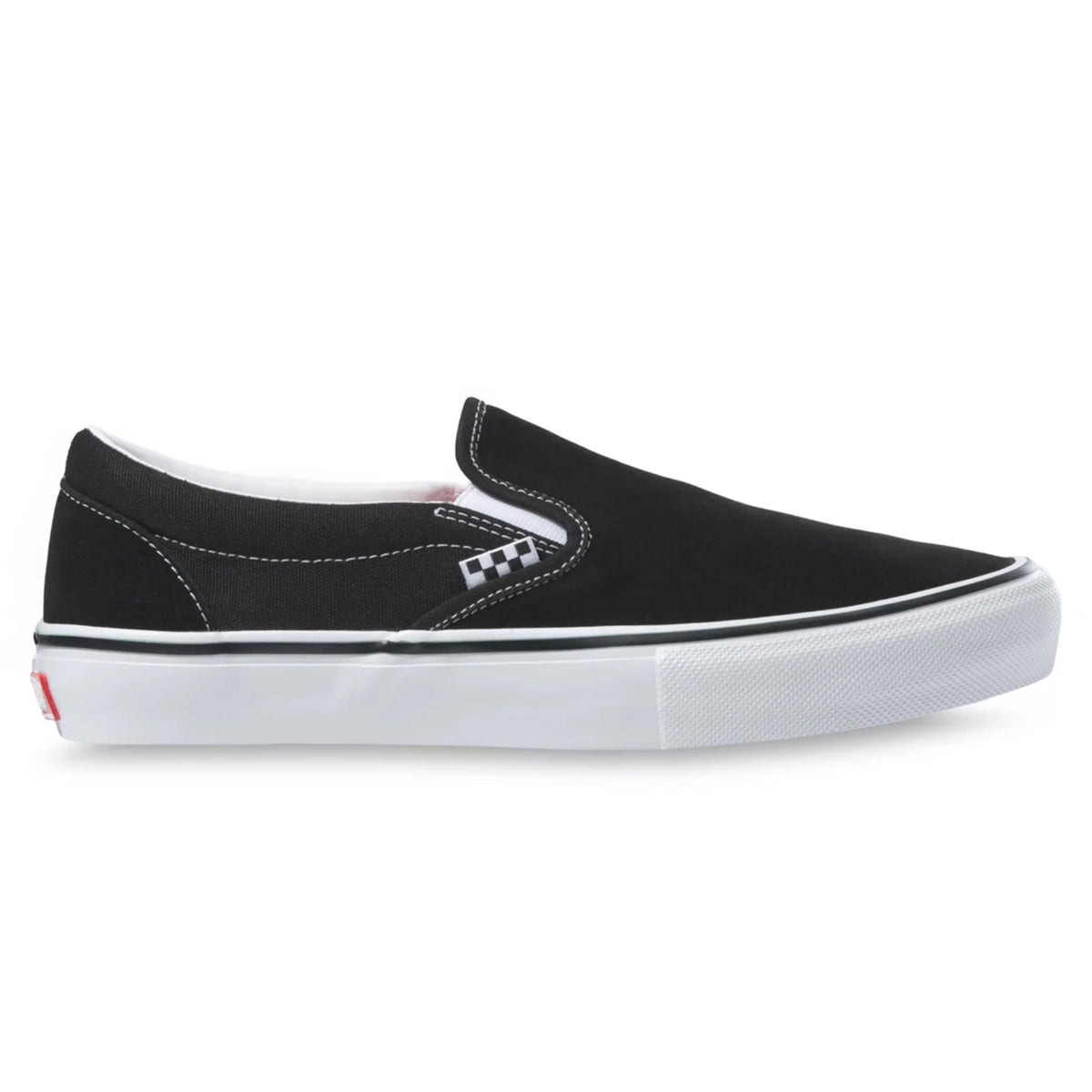 Vans Skate Slip-On Shoes - Men's Black/White