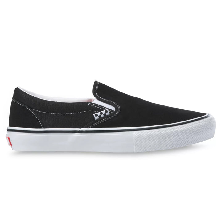 Vans Skate Slip-On Shoes - Men's Black/White