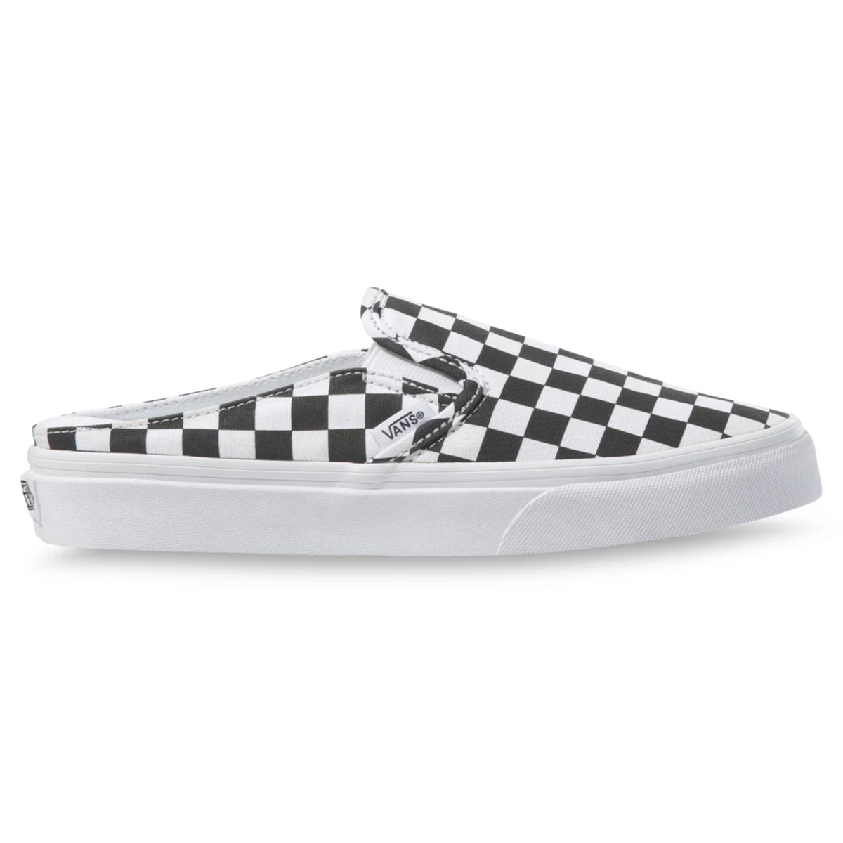 Vans Classic Slip-On Mule - Women's (Checkerboard) Black/True White