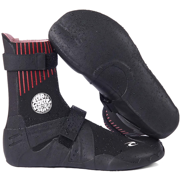 Rip Curl 5mm Flashbomb Hidden Split Toe Boots Black