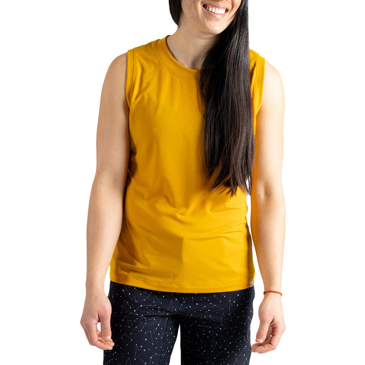 Wild Rye Merritt Muscle Tank Jersey - Women's Mustard