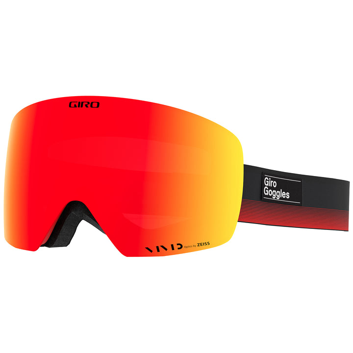 Giro Contour Goggles Black Red/Vivid Ember+Vivid Infrared