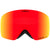 Giro Contour Goggles Black Red/Vivid Ember+Vivid Infrared