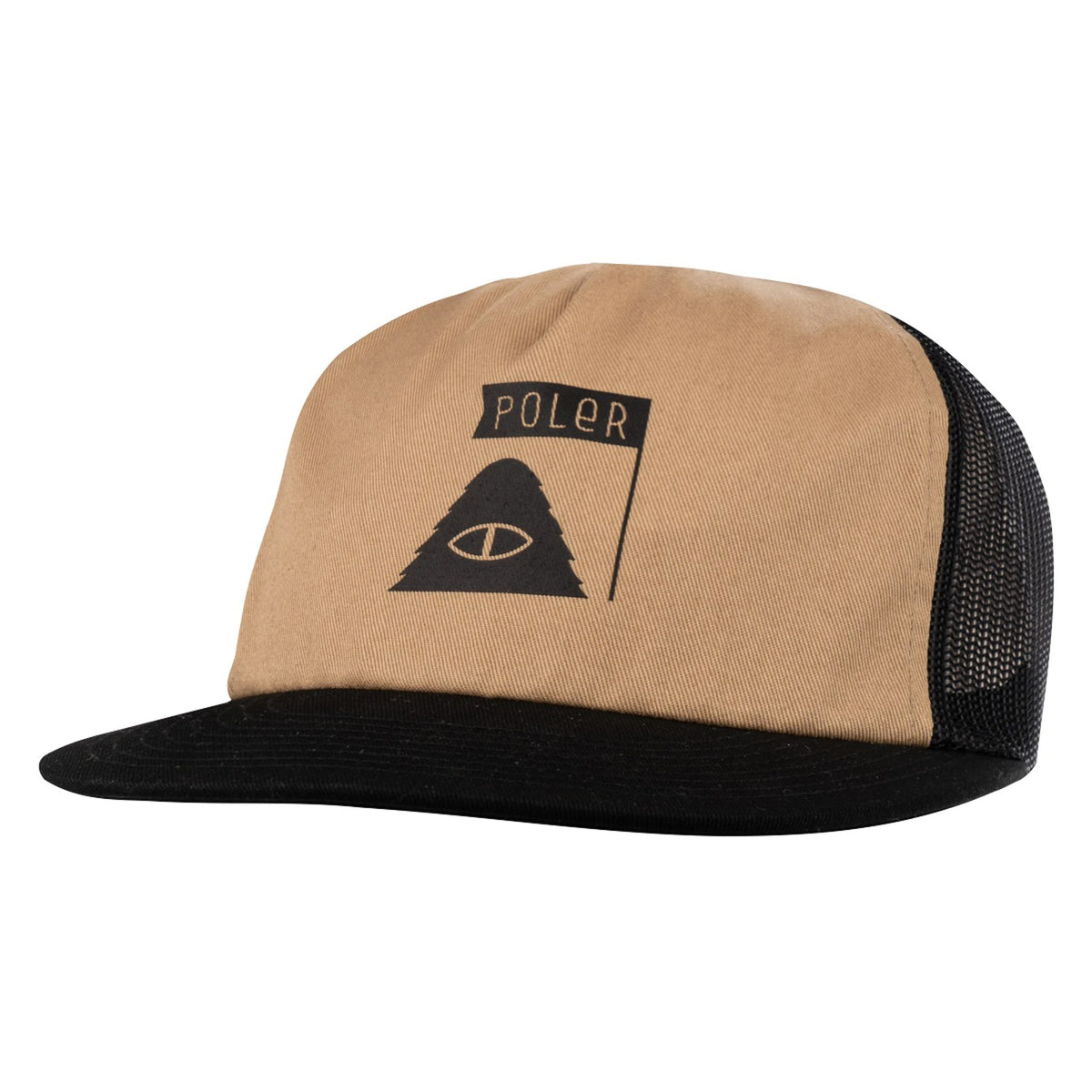 Poler Summit Trucker Hat Black