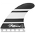 Captain Fin Timmy Patterson Single Tab Thruster Fin Set Black/White