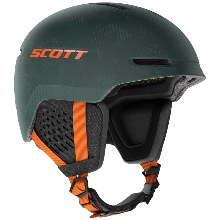 Scott Track Plus MIPS Helmet Sombre Green/Pumpkin Orange