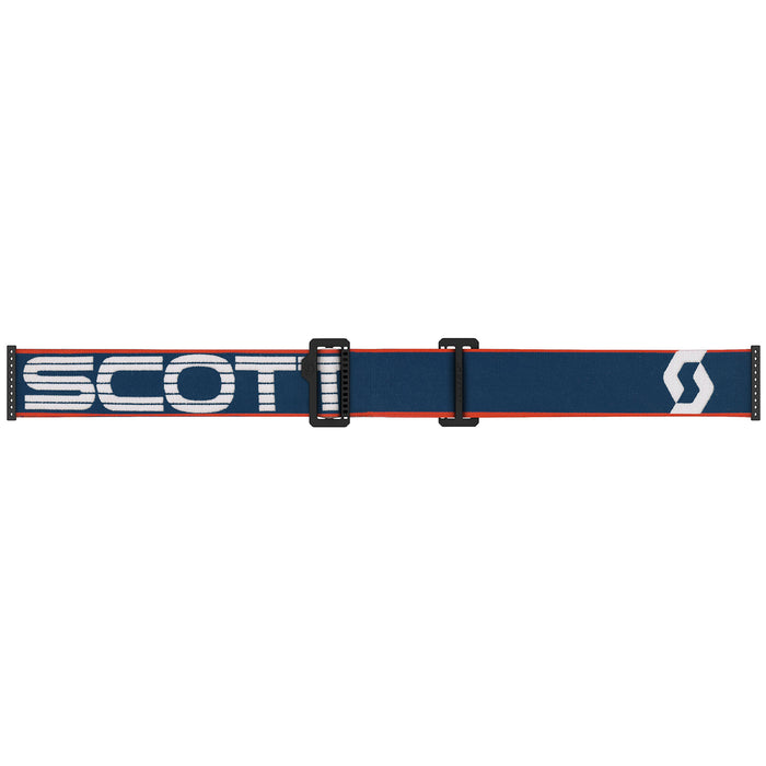 Scott Shield + Extra Lens Goggles Retro Blue/Red Enhancer Red Chrome + Illuminator Blue Chrome