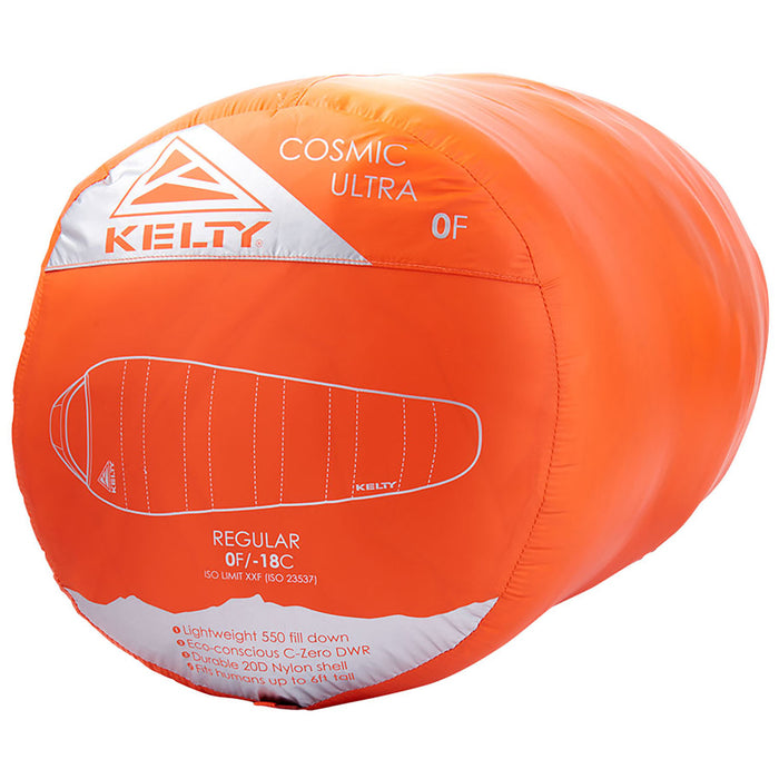 Kelty Cosmic Ultra 0 Sleeping Bag Mandarin Red/Red Ochre