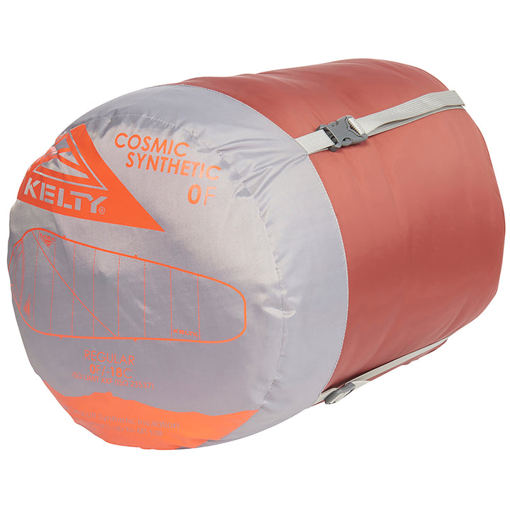Kelty Cosmic 0 Synthetic Sleeping Bag Fired Brick/Smoke
