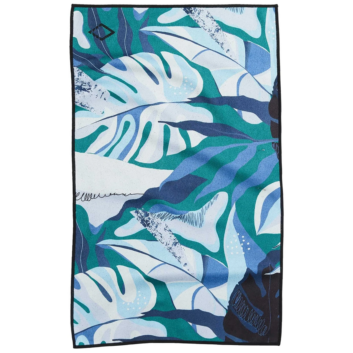 Nomadix Monstera Towel Blue