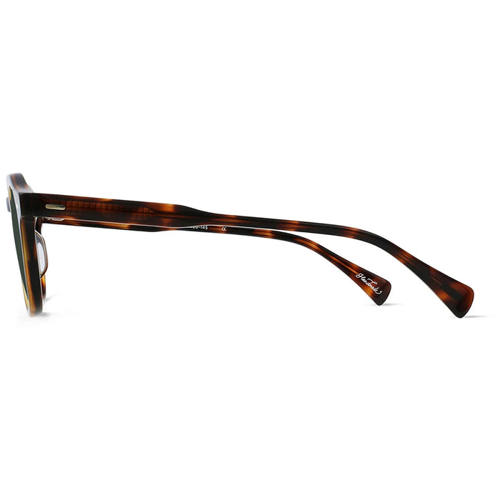 RAEN Clyve Sunglasses Espresso Tortoise/Green Polarized