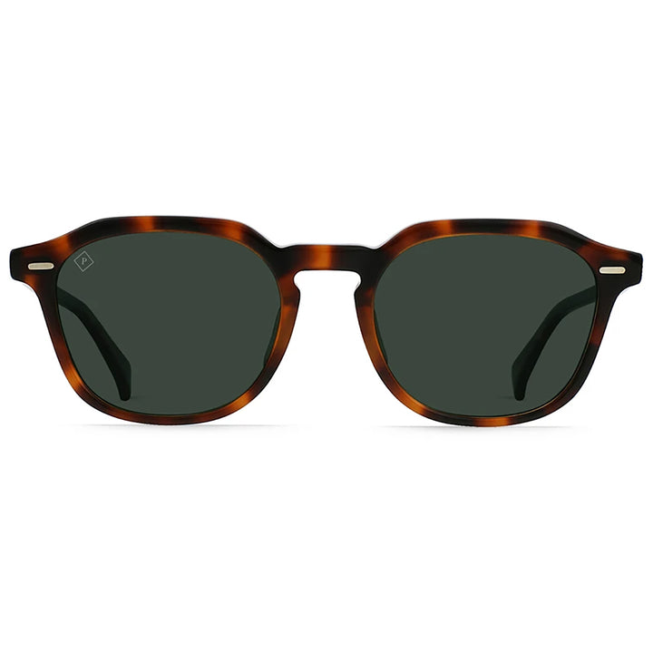 RAEN Clyve Sunglasses Espresso Tortoise/Green Polarized