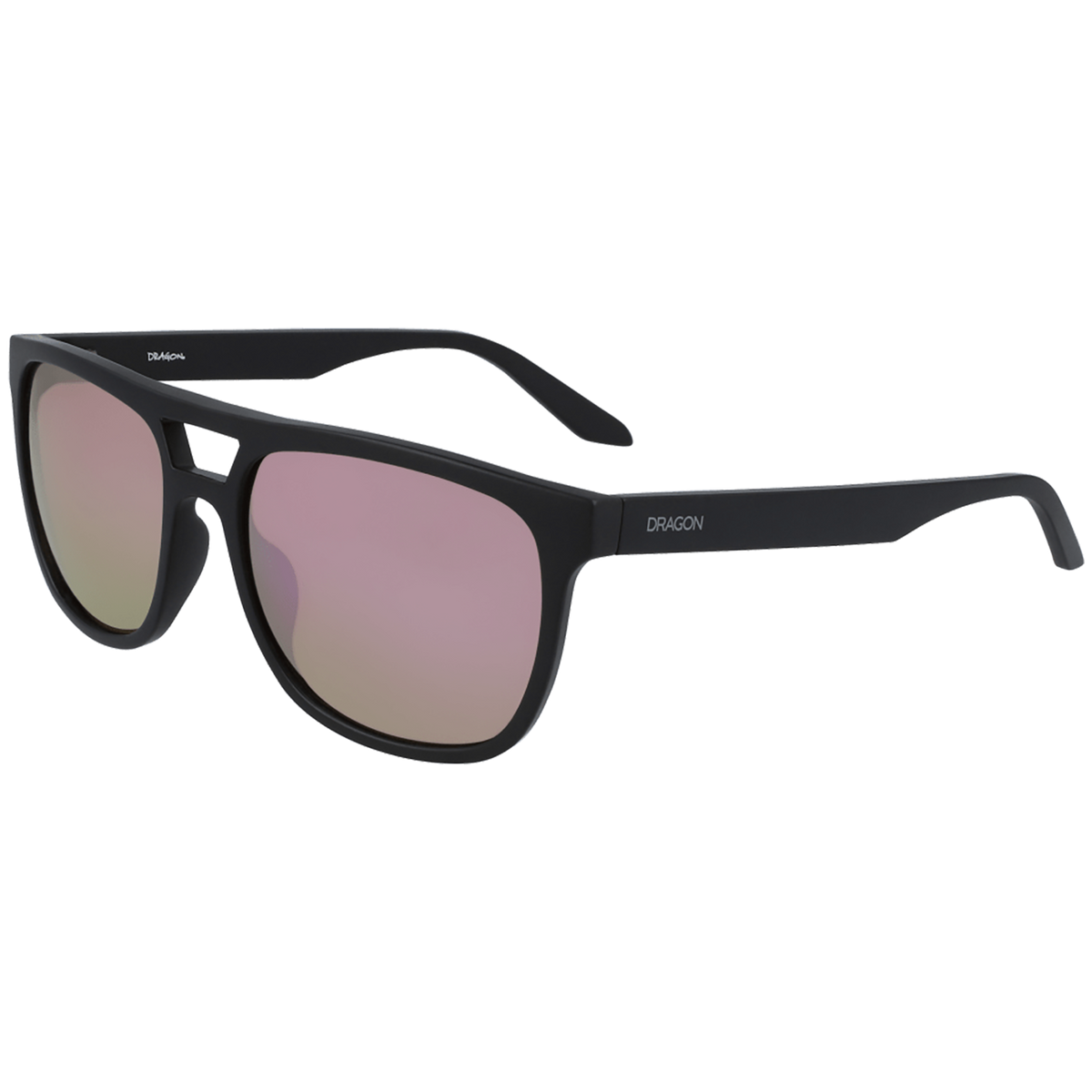 Dragon Cove Sunglasses Matte Black/LumaLens Rose Gold