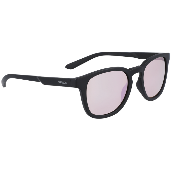 Dragon Finch Sunglasses Matte Black/LumaLens Rose Gold Ion