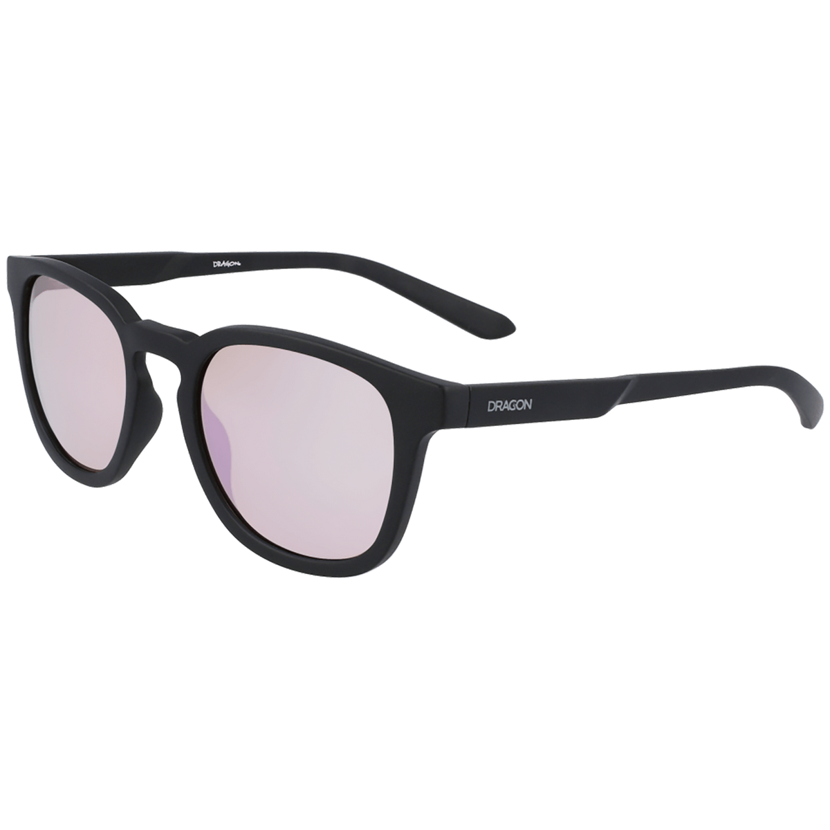 Dragon Finch Sunglasses Matte Black/LumaLens Rose Gold Ion