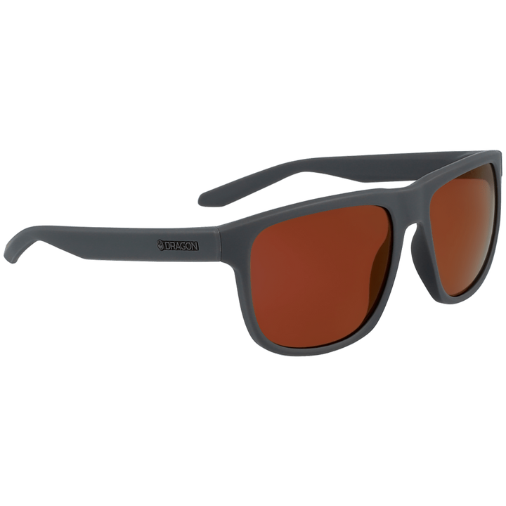 Dragon Sesh LL Sunglasses Matte Grey/LumaLens Copper Rose Ion