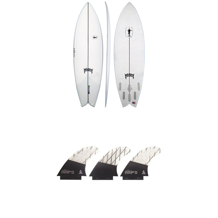 Lib Tech x Lost KA Swordfish Exacta Surfboard + Tri Medium Fin Set
