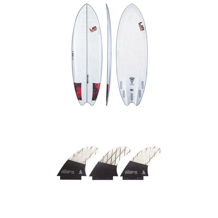 Lib Tech Funnelator Surfboard + Tri Medium Fin Set
