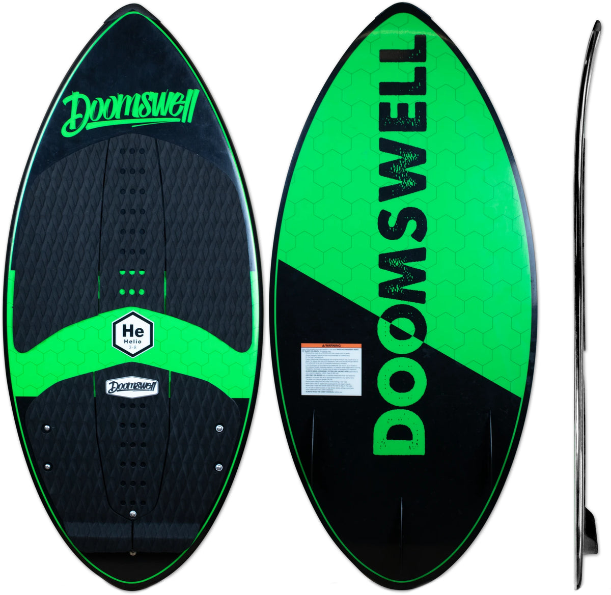 Doomswell Helio Wakesurf Board - Kids' 2021 Green