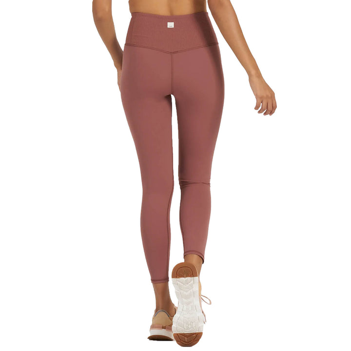 Vuori Rib Studio Leggings - Women's Terracotta