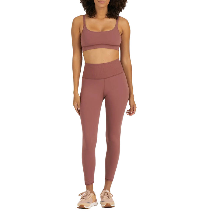 Vuori Rib Studio Leggings - Women's Terracotta