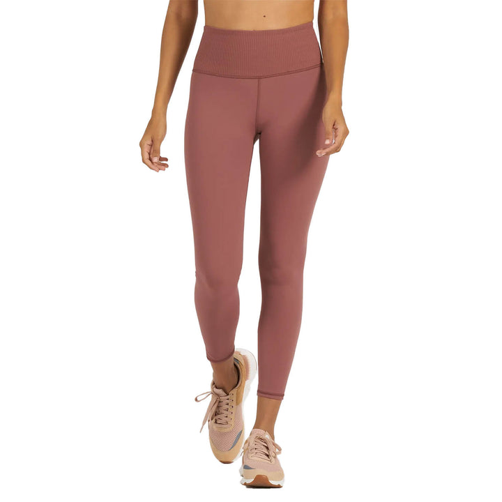 Vuori Rib Studio Leggings - Women's Terracotta