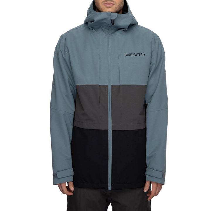 686 SMARTY 3-In-1 Form Jacket - Men's Goblin Blue Color Block