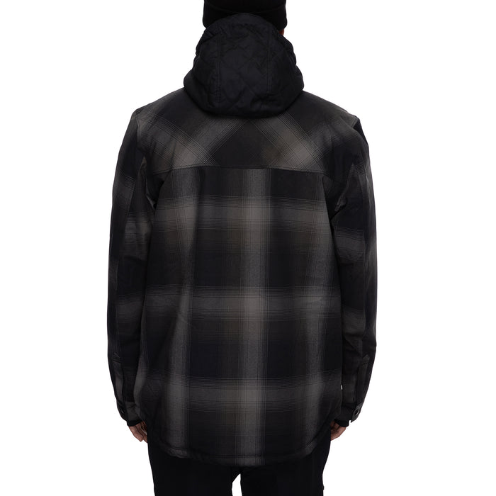 686 Woodland Insulated Jacket - Men's Black Plaid