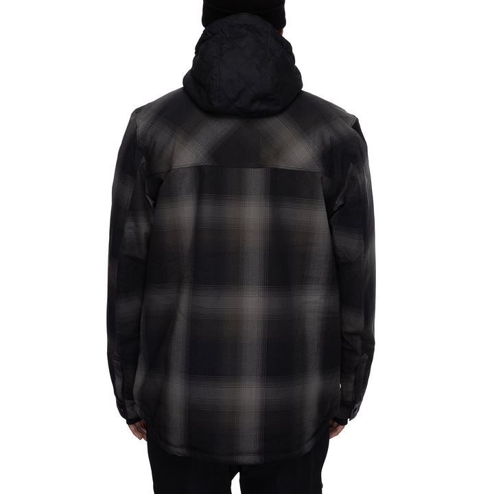 686 Woodland Insulated Jacket - Men's Black Plaid